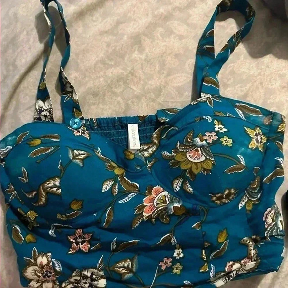 Target Xhiliration bustier crop top size XS - Picture 1 of 3